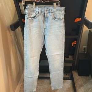 Levi 501 high rise jeans
